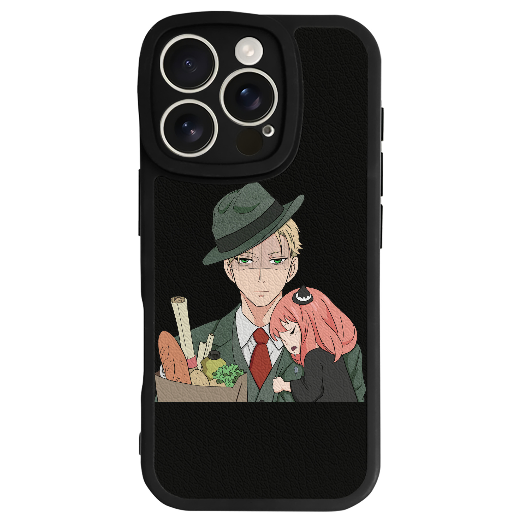 （画像用） SPY×FAMILY间谍家家酒 【iPhone 16シリーズ対応】シリコンスマホケース（レザー調） 材質：シリコン